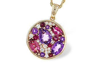 A302-15816: NECK 1.83 TW SEMI-PRECIOUS (P.TOUR, AMY) 2.00 TGW