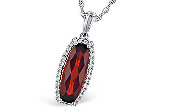 H300-29433: NECK 1.75 GARNET 1.87 TGW