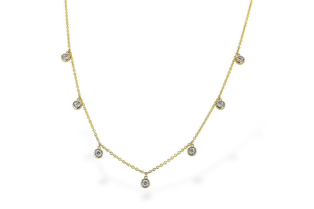 K301-25770: NECKLACE .32 TW (18")