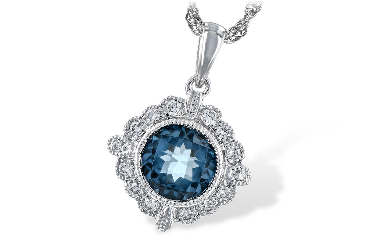 M216-66688: NECK .98 BLUE TOPAZ 1.10 TGW