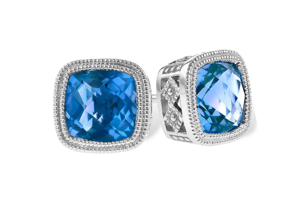 M300-28460: EARR 2.20 TW BLUE TOPAZ